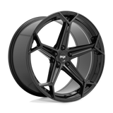 20X9 Niche 1PC N258 ARROW GLOSS BLACK 5X120