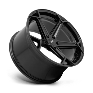 20X9 Niche 1PC N258 ARROW GLOSS BLACK 5X120
