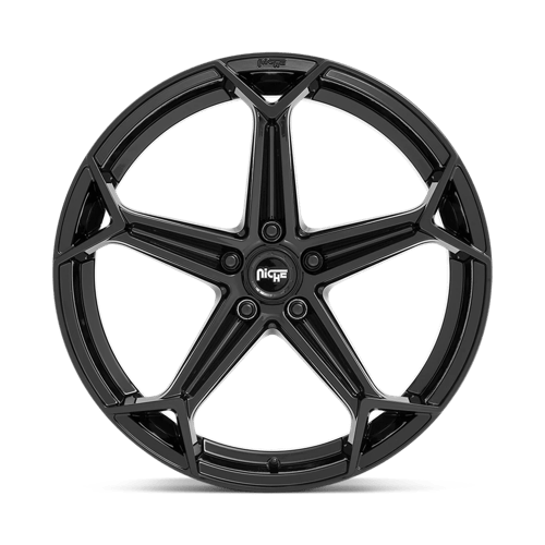 20X10.5 Niche 1PC N258 ARROW GLOSS BLACK 5X114.3