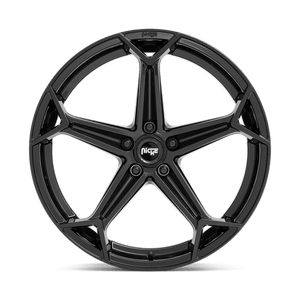 20X10.5 Niche 1PC N258 ARROW GLOSS BLACK 5X120