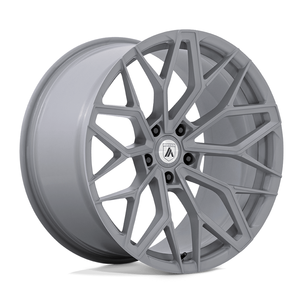 20" Asanti Black AB039 MOGUL 5 TWO TONED BATTLESHIP GRAY 5X115