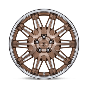 22X10.5 Asanti Black AB047 IMPERATOR BRONZE MACHINED W/ SS LIP 5X112