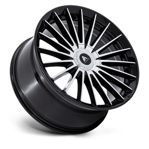22X9 Asanti Black AB048 VICEROY GLOSS BLACK W/ MACHINED FACE BLANK