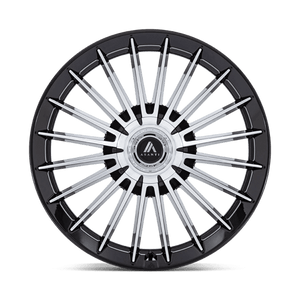 22X10.5 Asanti Black AB048 VICEROY GLOSS BLACK W/ MACHINED FACE BLANK