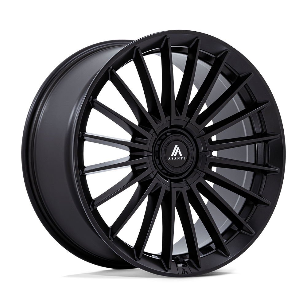 24X10 Asanti Black AB048 VICEROY MATTE BLACK BLANK
