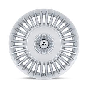 20X10.5 Asanti Black AB040 TIARA GLOSS SILVER BRIGHT MACH FACE BLANK