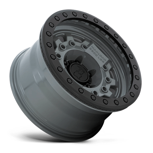 17X8.5 Black Rhino Hard Alloys AVENGER BEADLOCK BATTLESHIP GRAY BLACK HARDWARE 6X139.7