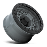 17X8.5 Black Rhino Hard Alloys AVENGER BEADLOCK BATTLESHIP GRAY BLACK HARDWARE 6X139.7