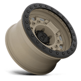 17X8.5 Black Rhino Hard Alloys AVENGER BEADLOCK DESERT SAND W/ BLACK HARDWARE 6X139.7