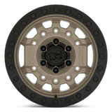 17" Black Rhino Hard Alloys AVENGER BEADLOCK DESERT SAND W/ BLACK HARDWARE 6X139.7