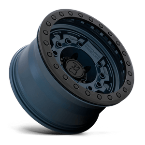 17" Black Rhino Hard Alloys AVENGER BEADLOCK NAVY BLUE W/ BLACK HARDWARE 6X139.7