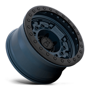 17X8.5 Black Rhino Hard Alloys AVENGER BEADLOCK NAVY BLUE W/ BLACK HARDWARE 6X139.7