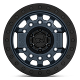 17" Black Rhino Hard Alloys AVENGER BEADLOCK NAVY BLUE W/ BLACK HARDWARE 6X139.7