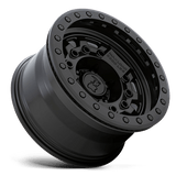 17X8.5 Black Rhino Hard Alloys AVENGER BEADLOCK MATTE BLACK W/ BLACK HARDWARE 5X127