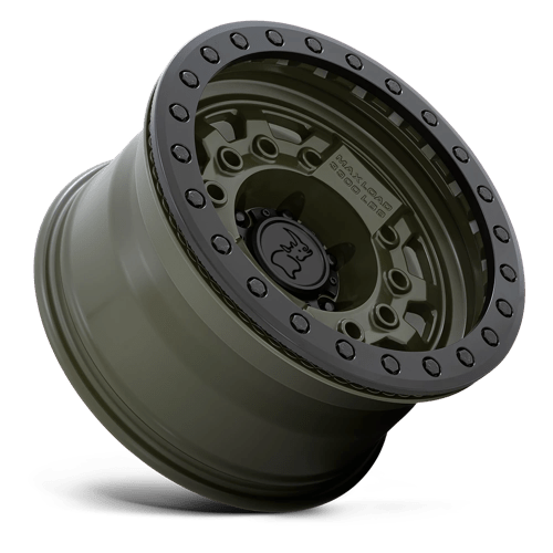 17X8.5 Black Rhino Hard Alloys AVENGER BEADLOCK OLIVE DRAB GREEN BLK HARDWARE 6X139.7