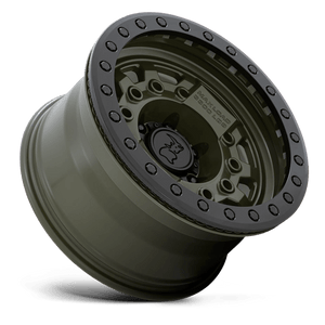 17X8.5 Black Rhino Hard Alloys AVENGER BEADLOCK OLIVE DRAB GREEN BLK HARDWARE 6X139.7