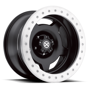 17X9 ATX Series AX756 SLAB BEADLOCK SATIN BLACK 8X165.1