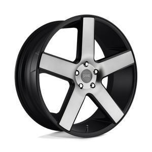 22X8.5 DUB 1PC S116 BALLER MATTE BLACK DOUBLE DARK TINT 5X120