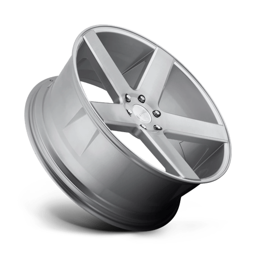 22X9.5 DUB 1PC S218 BALLER GLOSS SILVER BRUSHED 6X139.7