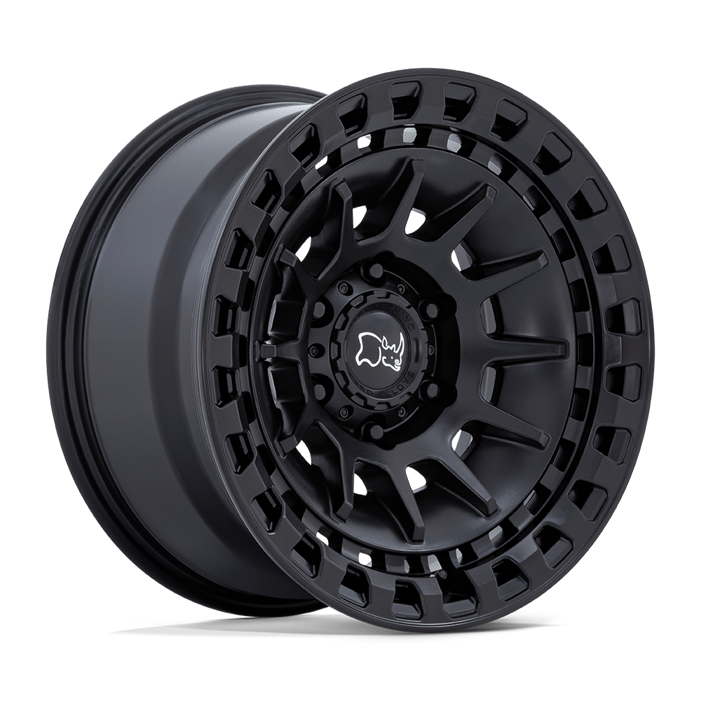 17X8.5 Black Rhino Hard Alloys BARRAGE MATTE BLACK 5X127