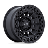 17X8.5 Black Rhino Hard Alloys BARRAGE MATTE BLACK 6X135