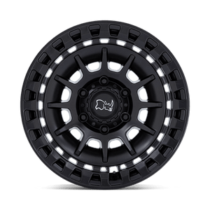 17X8.5 Black Rhino Hard Alloys BARRAGE MATTE BLACK 6X135