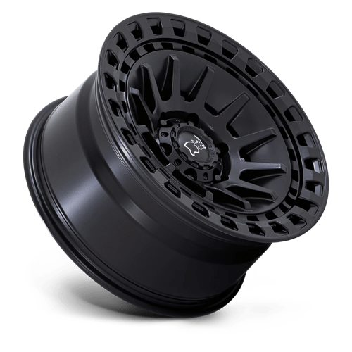 18X9 Black Rhino Hard Alloys BARRAGE MATTE BLACK 6X139.7