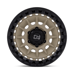 17X8.5 Black Rhino Hard Alloys BARRAGE DESERT SAND ON MATTE BLACK 6X139.7