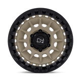 17X8.5 Black Rhino Hard Alloys BARRAGE DESERT SAND ON MATTE BLACK 6X135