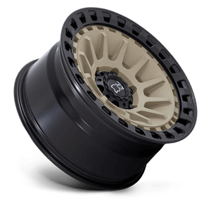 18X9 Black Rhino Hard Alloys BARRAGE DESERT SAND ON MATTE BLACK 5X127