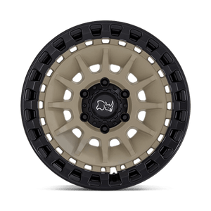 18X9 Black Rhino Hard Alloys BARRAGE DESERT SAND ON MATTE BLACK 5X127