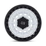 17X8.5 Black Rhino Hard Alloys BARRAGE GLOSS WHITE ON MATTE BLACK 6X139.7