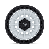 18X9 Black Rhino Hard Alloys BARRAGE GLOSS WHITE ON MATTE BLACK 6X135