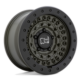 20" Black Rhino Hard Alloys BARRICADE OLIVE DRAB GREEN W/ BLK ROCK 6X135