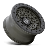 20" Black Rhino Hard Alloys BARRICADE OLIVE DRAB GREEN W/ BLK ROCK 6X135