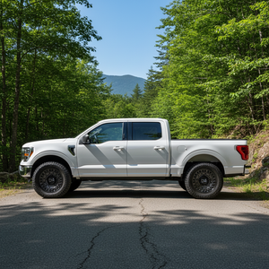 18" Black Rhino Hard Alloys BARRICADE GUN BLACK W/ BLACK ROCK GUARD 6X135