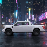 20" Black Rhino Hard Alloys BARRICADE GUN BLACK W/ BLACK ROCK GUARD 6X135