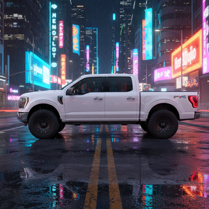 18" Black Rhino Hard Alloys BARRICADE GUN BLACK W/ BLACK ROCK GUARD 6X135