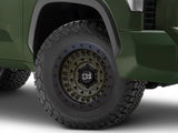 18X9 Black Rhino Hard Alloys BARRICADE RIMS - OLIVE DRAB GREEN W/ BLK ROCK 6X135