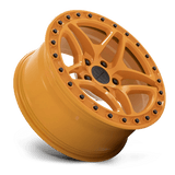 17X8 Victor Equipment BERG GLOSS ORANGE W/ BLACK BOLTS 5X130