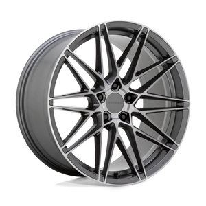 20X10 Beyern DAMON MATTE GUNMETAL W/ BRUSHED FACE 5X120