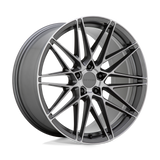 20" Beyern DAMON MATTE GUNMETAL W/ BRUSHED FACE 5X120