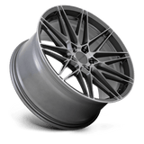 20X10 Beyern DAMON MATTE GUNMETAL W/ BRUSHED FACE 5X120