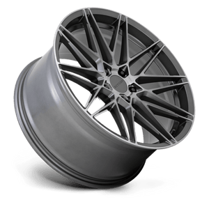 20" Beyern DAMON MATTE GUNMETAL W/ BRUSHED FACE 5X120