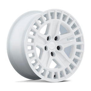 18X8.5 Black Rhino Hard Alloys ALSTON GLOSS WHITE 5X127