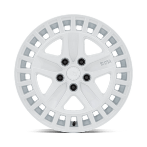 18X8.5 Black Rhino Hard Alloys ALSTON GLOSS WHITE 5X114.3