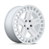 20X8.5 Black Rhino Hard Alloys ALSTON GLOSS WHITE 5X120