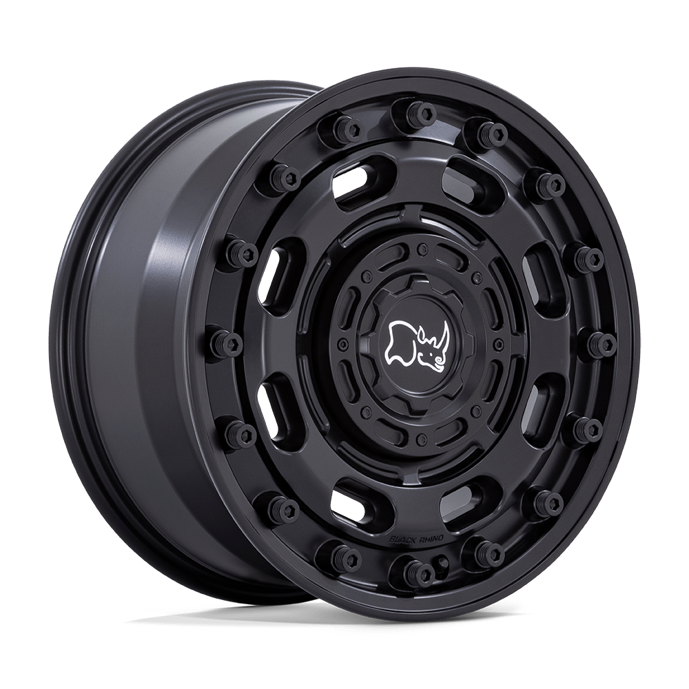 17X8 Black Rhino Hard Alloys ATLAS MATTE BLACK 6X130