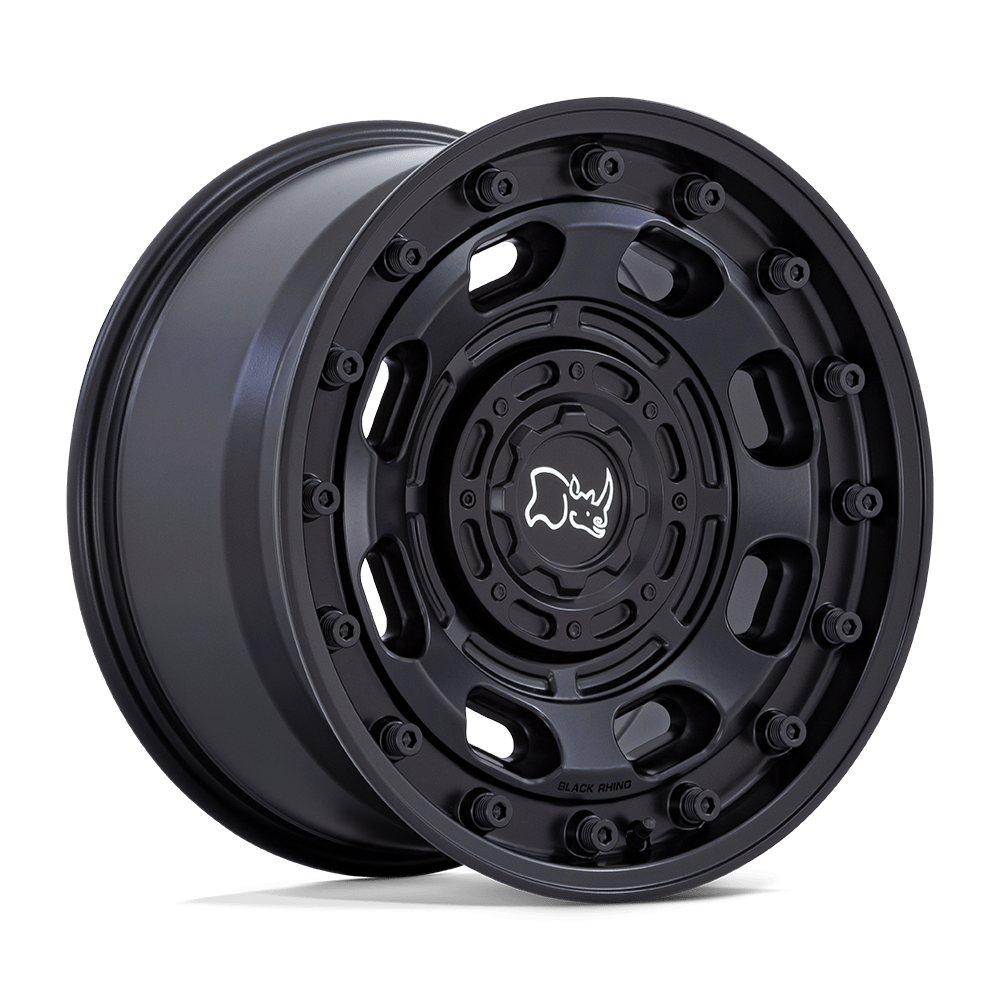 16X8 Black Rhino Hard Alloys ATLAS MATTE BLACK BLANK