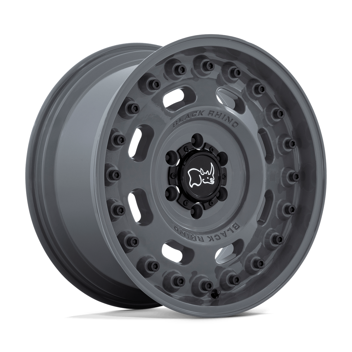 17X9.5 Black Rhino Hard Alloys AXLE BATTLESHIP GRAY 6X139.7